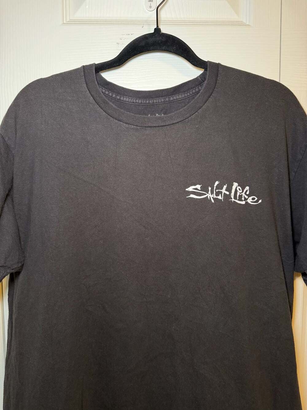 Salt Life Dive Deep T-Shirt Size L Black Graphic Tee